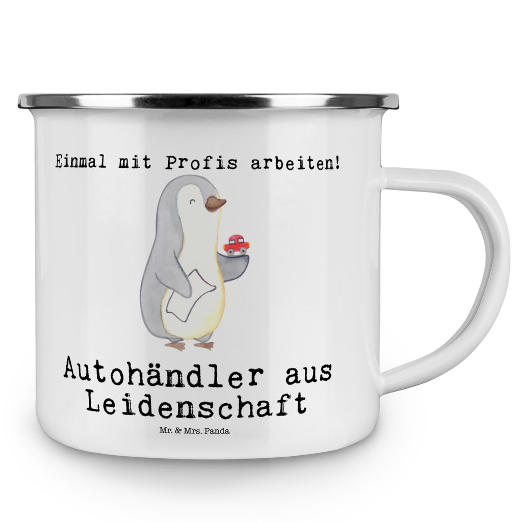 Camping Emaille Tasse Autohändler aus Leidenschaft Campingtasse, Trinkbecher, Metalltasse, Outdoor Tasse, Emaille Trinkbecher, Blechtasse Outdoor, Emaille Campingbecher, Edelstahl Trinkbecher, Metalltasse für Camping, Kaffee Blechtasse, Camping Tasse Metall, Beruf, Ausbildung, Jubiläum, Abschied, Rente, Kollege, Kollegin, Geschenk, Schenken, Arbeitskollege, Mitarbeiter, Firma, Danke, Dankeschön, Autohändler, Eröffnung Autohaus, Autohandel, Gebrauchtwagenhändler, Autoverkäufer