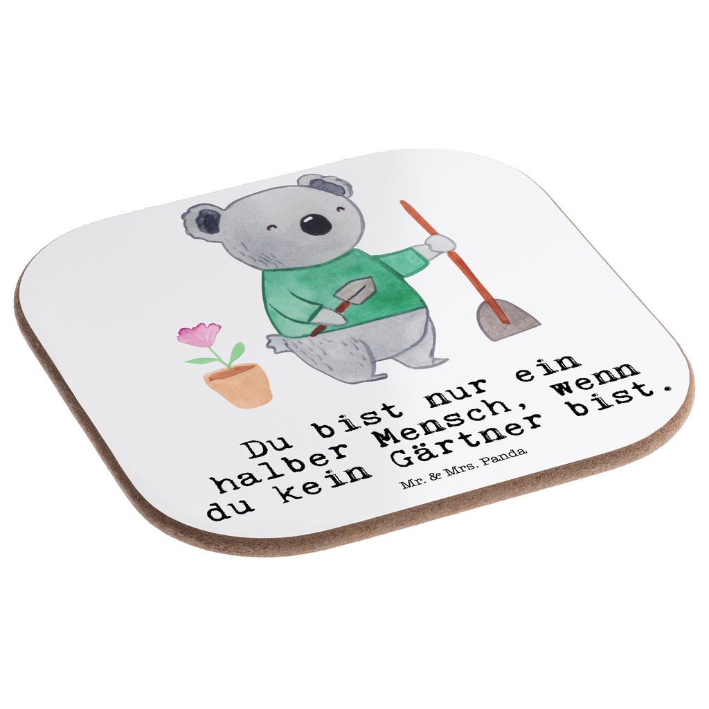 Quadratische Untersetzer Gärtner mit Herz Bierdeckel, Glasuntersetzer, Untersetzer Gläser, Getränkeuntersetzer, Beruf, Ausbildung, Jubiläum, Abschied, Rente, Kollege, Kollegin, Geschenk, Schenken, Arbeitskollege, Mitarbeiter, Firma, Danke, Dankeschön, Gärtner, Gartenplaner, Gärtnerei, Gartenbau, Hobbygärtner, Garten- und Landschaftsbauer