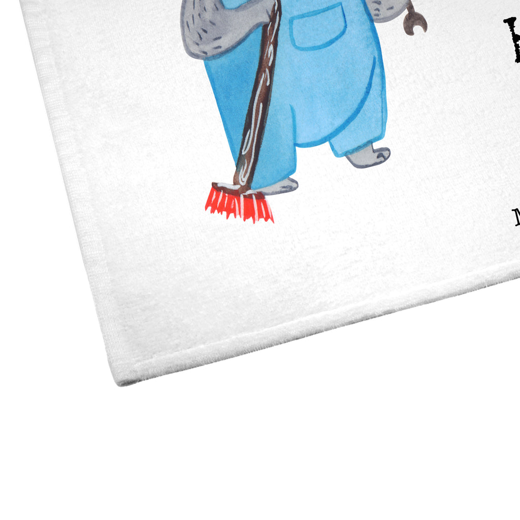 Gäste Handtuch Hausmeisterin mit Herz Gästetuch, Reisehandtuch, Sport Handtuch, Frottier, Kinder Handtuch, Beruf, Ausbildung, Jubiläum, Abschied, Rente, Kollege, Kollegin, Geschenk, Schenken, Arbeitskollege, Mitarbeiter, Firma, Danke, Dankeschön, Hausmeisterin, Concierge, Hausverwalterin, Facility Manager