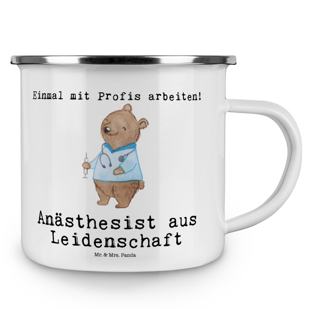Camping Emaille Tasse Anästhesist aus Leidenschaft Campingtasse, Trinkbecher, Metalltasse, Outdoor Tasse, Emaille Trinkbecher, Blechtasse Outdoor, Emaille Campingbecher, Edelstahl Trinkbecher, Metalltasse für Camping, Kaffee Blechtasse, Camping Tasse Metall, Beruf, Ausbildung, Jubiläum, Abschied, Rente, Kollege, Kollegin, Geschenk, Schenken, Arbeitskollege, Mitarbeiter, Firma, Danke, Dankeschön, Anästhesist, Narkosearzt, Anästhesie, Krankenhaus, Studium