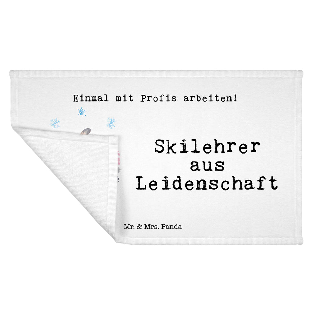 Gäste Handtuch Skilehrer aus Leidenschaft Gästetuch, Reisehandtuch, Sport Handtuch, Frottier, Kinder Handtuch, Beruf, Ausbildung, Jubiläum, Abschied, Rente, Kollege, Kollegin, Geschenk, Schenken, Arbeitskollege, Mitarbeiter, Firma, Danke, Dankeschön
