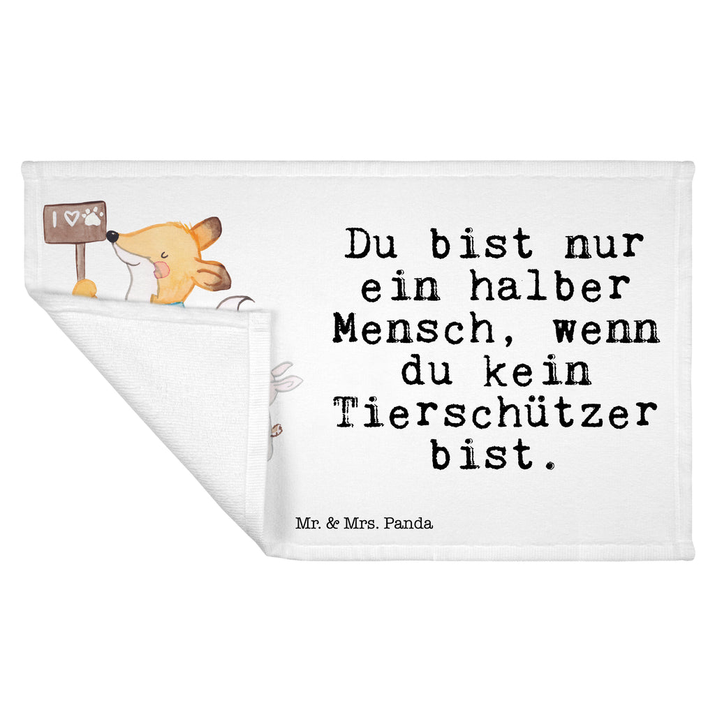 Gäste Handtuch Tierschützer mit Herz Gästetuch, Reisehandtuch, Sport Handtuch, Frottier, Kinder Handtuch, Beruf, Ausbildung, Jubiläum, Abschied, Rente, Kollege, Kollegin, Geschenk, Schenken, Arbeitskollege, Mitarbeiter, Firma, Danke, Dankeschön