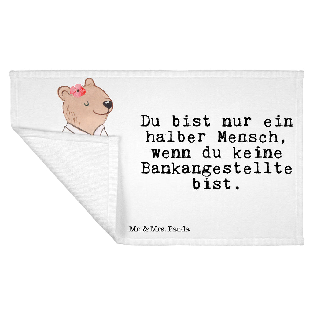 Gäste Handtuch Bankangestellte mit Herz Gästetuch, Reisehandtuch, Sport Handtuch, Frottier, Kinder Handtuch, Beruf, Ausbildung, Jubiläum, Abschied, Rente, Kollege, Kollegin, Geschenk, Schenken, Arbeitskollege, Mitarbeiter, Firma, Danke, Dankeschön, Bankangestellte, Bankfachfrau, Bänkerin, Bankberaterin