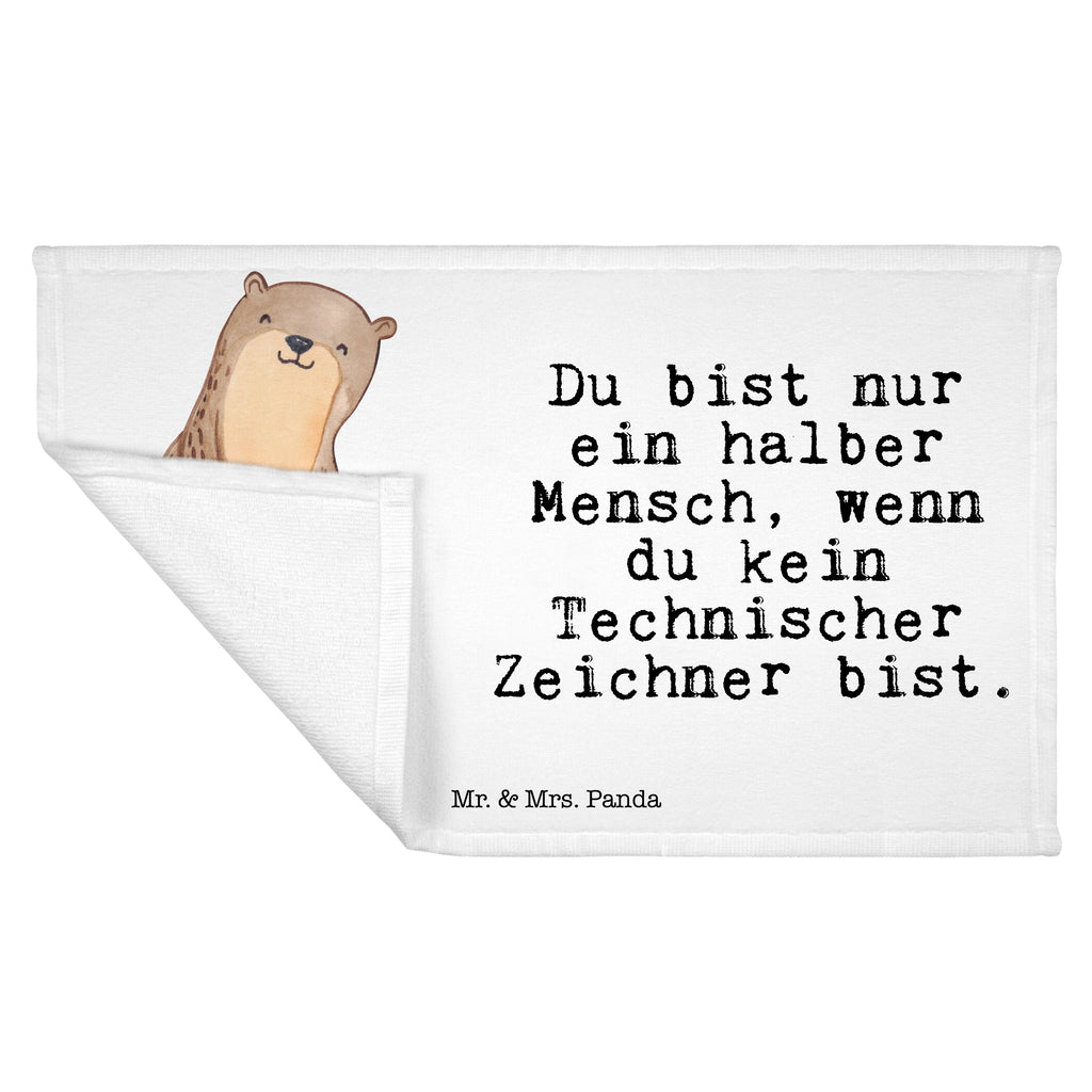 Gäste Handtuch Technischer Zeichner mit Herz Gästetuch, Reisehandtuch, Sport Handtuch, Frottier, Kinder Handtuch, Beruf, Ausbildung, Jubiläum, Abschied, Rente, Kollege, Kollegin, Geschenk, Schenken, Arbeitskollege, Mitarbeiter, Firma, Danke, Dankeschön