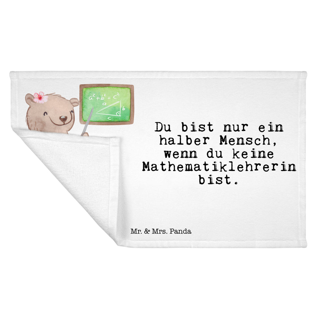 Gäste Handtuch Mathematiklehrerin mit Herz Gästetuch, Reisehandtuch, Sport Handtuch, Frottier, Kinder Handtuch, Beruf, Ausbildung, Jubiläum, Abschied, Rente, Kollege, Kollegin, Geschenk, Schenken, Arbeitskollege, Mitarbeiter, Firma, Danke, Dankeschön, Mathematiklehrerin, Lehramtstudent, Referendariat, Mathelehrerin, Matheunterricht, Mathe, Lehrer