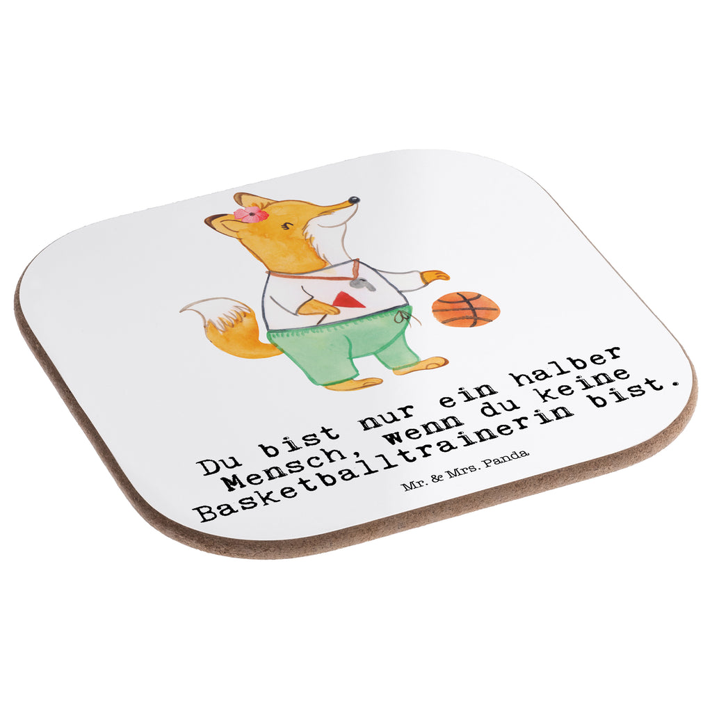 Quadratische Untersetzer Basketballtrainerin mit Herz Bierdeckel, Glasuntersetzer, Untersetzer Gläser, Getränkeuntersetzer, Beruf, Ausbildung, Jubiläum, Abschied, Rente, Kollege, Kollegin, Geschenk, Schenken, Arbeitskollege, Mitarbeiter, Firma, Danke, Dankeschön, Basketballtrainerin, Basketball, Sport, Ballsport, Basketballcoach, Basketballerin, Verein