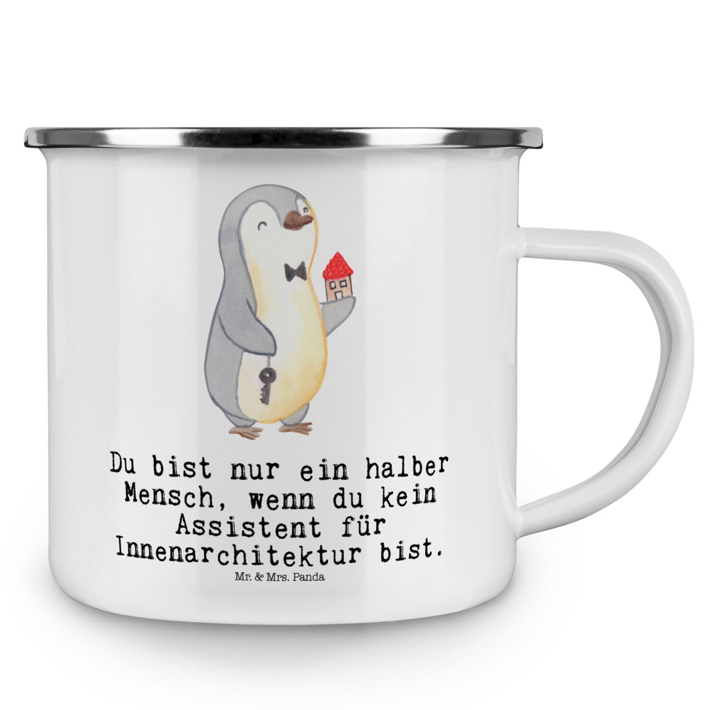 Camping Emaille Tasse Assistent für Innenarchitektur mit Herz Campingtasse, Trinkbecher, Metalltasse, Outdoor Tasse, Emaille Trinkbecher, Blechtasse Outdoor, Emaille Campingbecher, Edelstahl Trinkbecher, Metalltasse für Camping, Kaffee Blechtasse, Camping Tasse Metall, Beruf, Ausbildung, Jubiläum, Abschied, Rente, Kollege, Kollegin, Geschenk, Schenken, Arbeitskollege, Mitarbeiter, Firma, Danke, Dankeschön