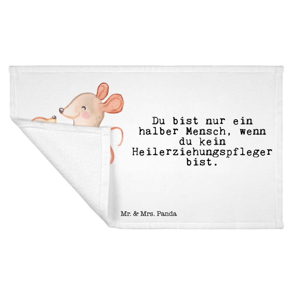 Gäste Handtuch Heilerziehungspfleger mit Herz Gästetuch, Reisehandtuch, Sport Handtuch, Frottier, Kinder Handtuch, Beruf, Ausbildung, Jubiläum, Abschied, Rente, Kollege, Kollegin, Geschenk, Schenken, Arbeitskollege, Mitarbeiter, Firma, Danke, Dankeschön, Heilerziehungspfleger, Heilpädagoge