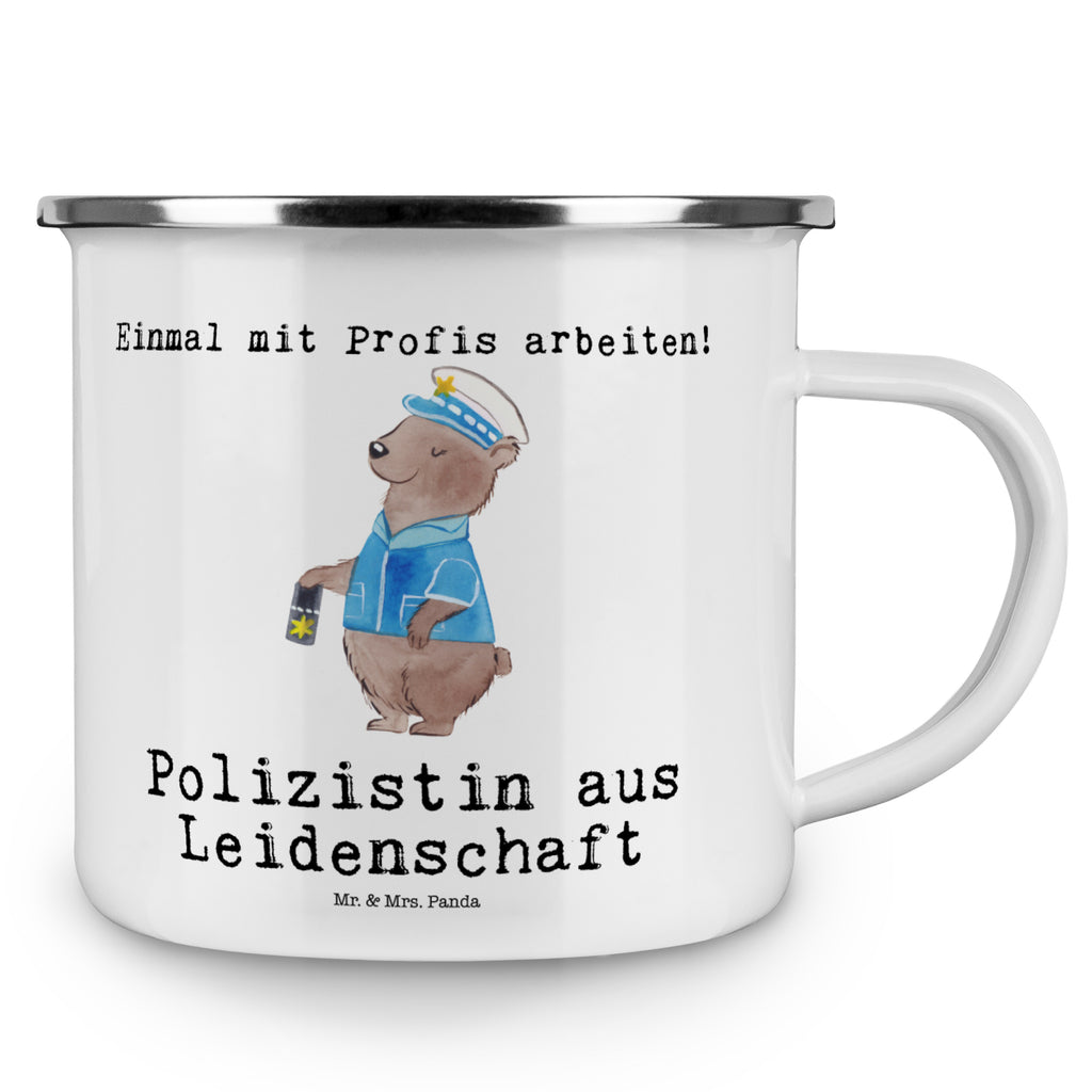 Camping Emaille Tasse Polizistin aus Leidenschaft Campingtasse, Trinkbecher, Metalltasse, Outdoor Tasse, Emaille Trinkbecher, Blechtasse Outdoor, Emaille Campingbecher, Edelstahl Trinkbecher, Metalltasse für Camping, Kaffee Blechtasse, Camping Tasse Metall, Beruf, Ausbildung, Jubiläum, Abschied, Rente, Kollege, Kollegin, Geschenk, Schenken, Arbeitskollege, Mitarbeiter, Firma, Danke, Dankeschön, Polizistin, Polizeibeamtin, Wachfrau, Cop, Polizei, Studium