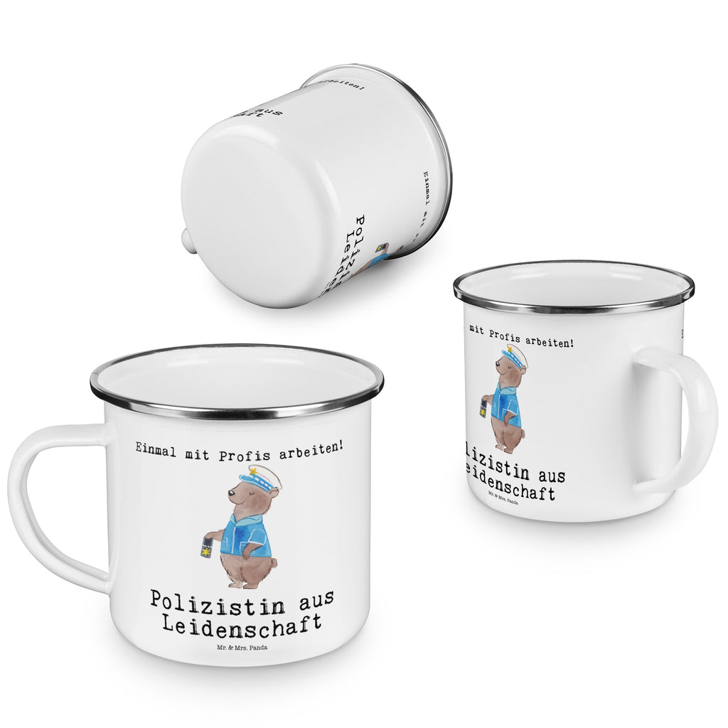 Camping Emaille Tasse Polizistin aus Leidenschaft Campingtasse, Trinkbecher, Metalltasse, Outdoor Tasse, Emaille Trinkbecher, Blechtasse Outdoor, Emaille Campingbecher, Edelstahl Trinkbecher, Metalltasse für Camping, Kaffee Blechtasse, Camping Tasse Metall, Beruf, Ausbildung, Jubiläum, Abschied, Rente, Kollege, Kollegin, Geschenk, Schenken, Arbeitskollege, Mitarbeiter, Firma, Danke, Dankeschön, Polizistin, Polizeibeamtin, Wachfrau, Cop, Polizei, Studium
