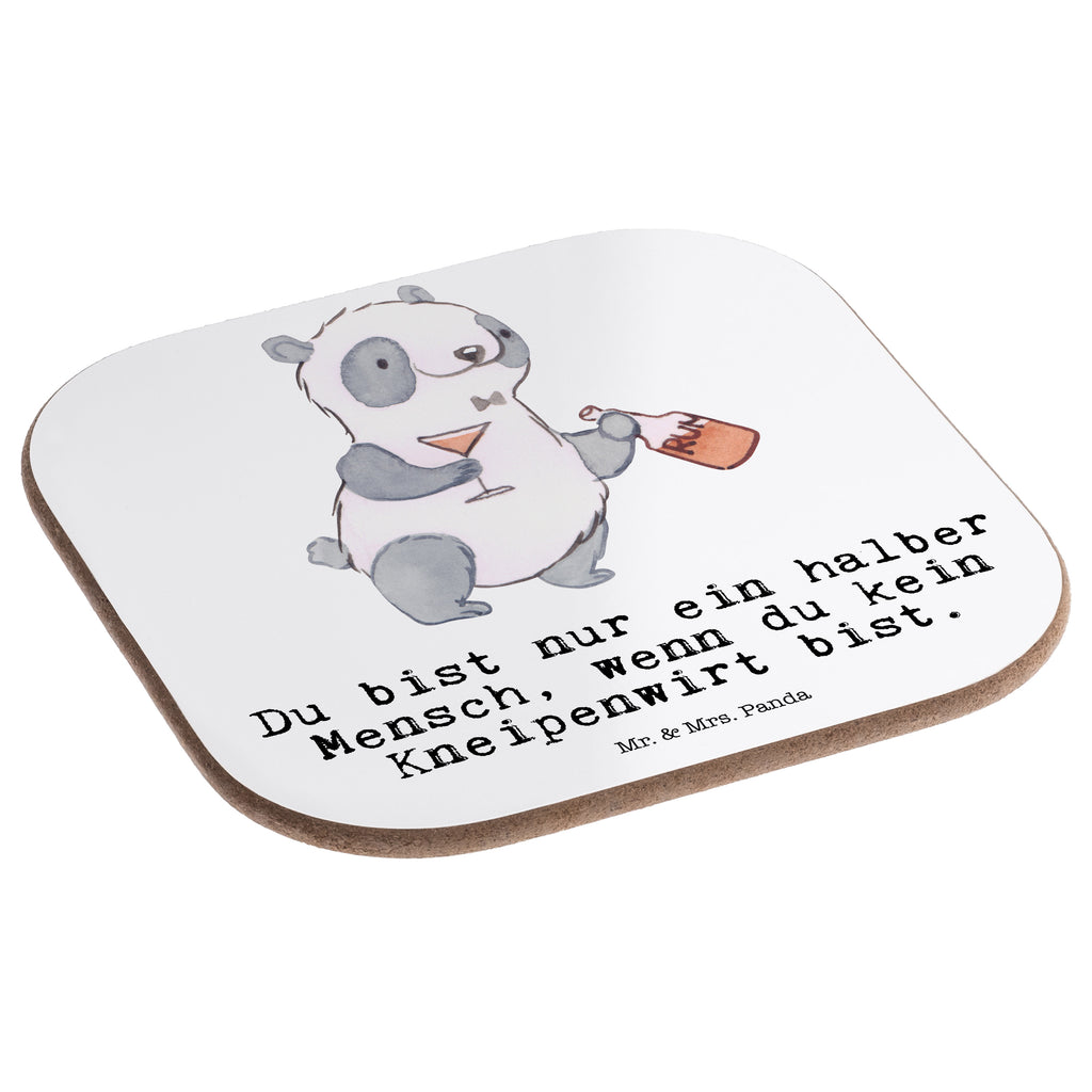 Quadratische Untersetzer Kneipenwirt mit Herz Bierdeckel, Glasuntersetzer, Untersetzer Gläser, Getränkeuntersetzer, Beruf, Ausbildung, Jubiläum, Abschied, Rente, Kollege, Kollegin, Geschenk, Schenken, Arbeitskollege, Mitarbeiter, Firma, Danke, Dankeschön, Kneipenwirt, Gastwirt, Gaststätte, Kneipe, Eröffnung, Barkeeper, Bartender, Rum, Bar