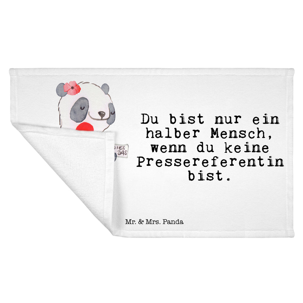 Gäste Handtuch Pressereferentin mit Herz Gästetuch, Reisehandtuch, Sport Handtuch, Frottier, Kinder Handtuch, Beruf, Ausbildung, Jubiläum, Abschied, Rente, Kollege, Kollegin, Geschenk, Schenken, Arbeitskollege, Mitarbeiter, Firma, Danke, Dankeschön, Pressereferentin, Pressemitarbeiterin, Presseagentur, Studium