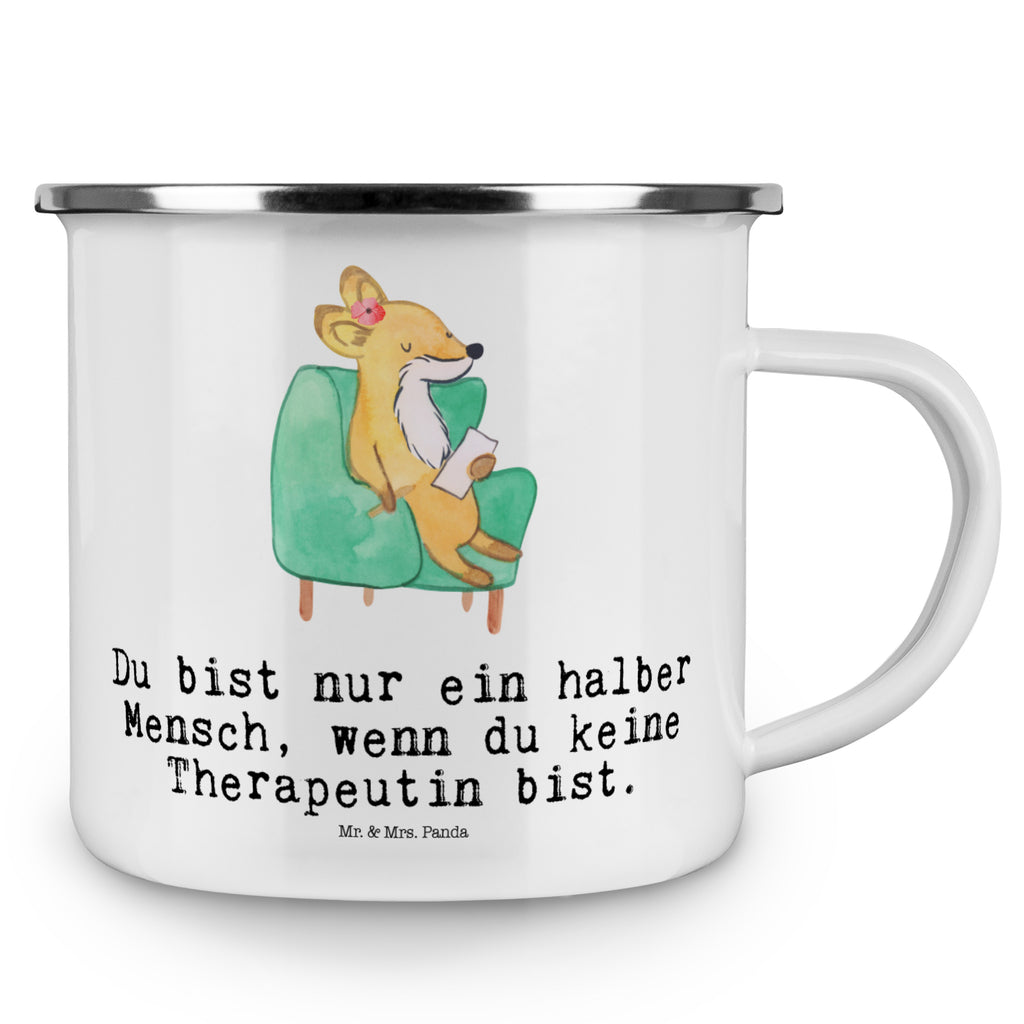Camping Emaille Tasse Therapeutin mit Herz Campingtasse, Trinkbecher, Metalltasse, Outdoor Tasse, Emaille Trinkbecher, Blechtasse Outdoor, Emaille Campingbecher, Edelstahl Trinkbecher, Metalltasse für Camping, Kaffee Blechtasse, Camping Tasse Metall, Beruf, Ausbildung, Jubiläum, Abschied, Rente, Kollege, Kollegin, Geschenk, Schenken, Arbeitskollege, Mitarbeiter, Firma, Danke, Dankeschön