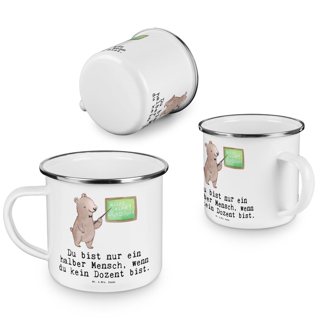 Camping Emaille Tasse Dozent mit Herz Campingtasse, Trinkbecher, Metalltasse, Outdoor Tasse, Emaille Trinkbecher, Blechtasse Outdoor, Emaille Campingbecher, Edelstahl Trinkbecher, Metalltasse für Camping, Kaffee Blechtasse, Camping Tasse Metall, Beruf, Ausbildung, Jubiläum, Abschied, Rente, Kollege, Kollegin, Geschenk, Schenken, Arbeitskollege, Mitarbeiter, Firma, Danke, Dankeschön, Dozent, Professor, Universität, Vorlesung, Tutor, Akademiker, Uni, Unterricht