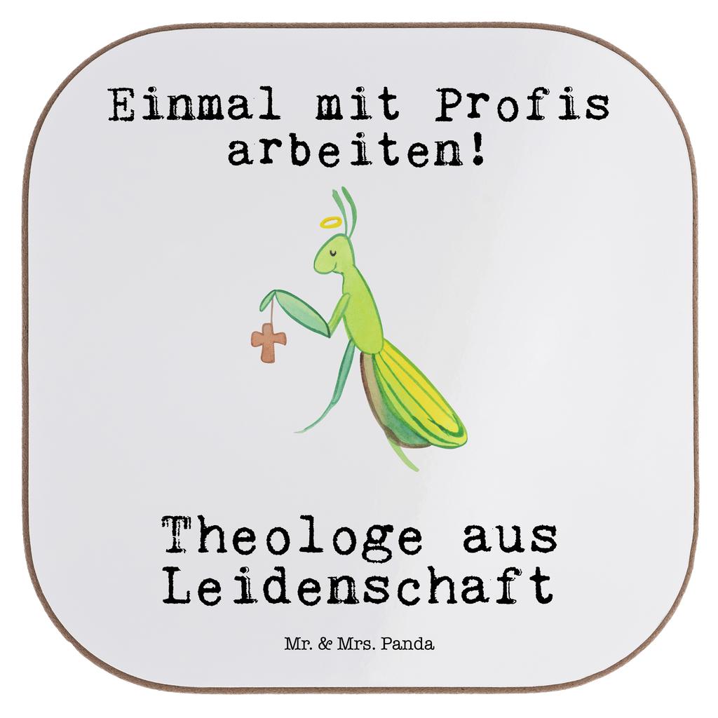 Quadratische Untersetzer Theologe aus Leidenschaft Bierdeckel, Glasuntersetzer, Untersetzer Gläser, Getränkeuntersetzer, Beruf, Ausbildung, Jubiläum, Abschied, Rente, Kollege, Kollegin, Geschenk, Schenken, Arbeitskollege, Mitarbeiter, Firma, Danke, Dankeschön