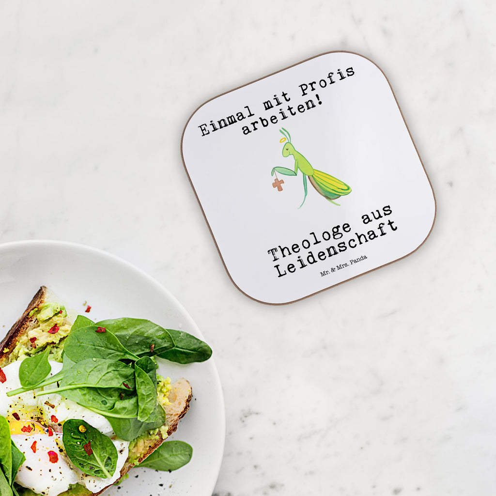 Quadratische Untersetzer Theologe aus Leidenschaft Bierdeckel, Glasuntersetzer, Untersetzer Gläser, Getränkeuntersetzer, Beruf, Ausbildung, Jubiläum, Abschied, Rente, Kollege, Kollegin, Geschenk, Schenken, Arbeitskollege, Mitarbeiter, Firma, Danke, Dankeschön