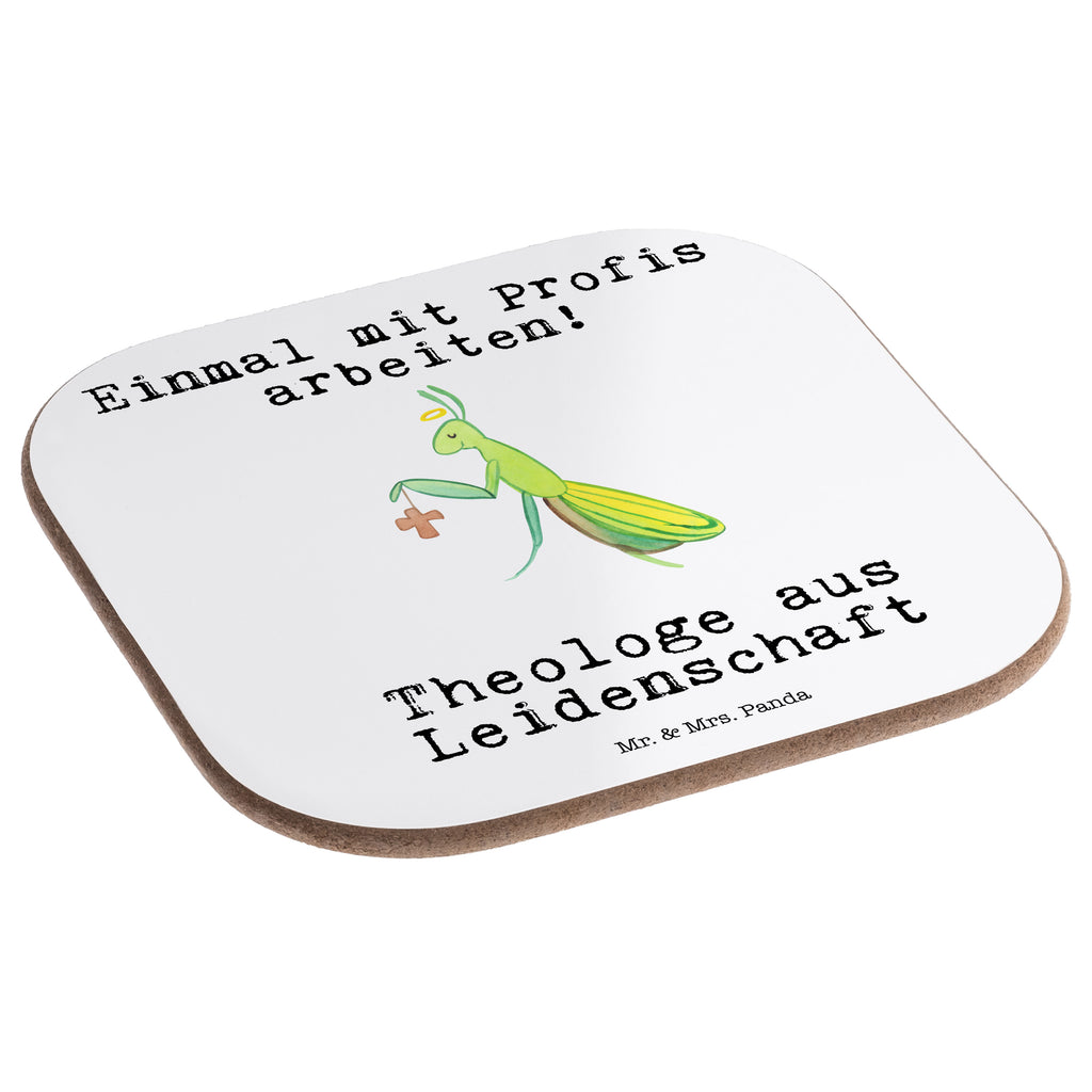 Quadratische Untersetzer Theologe aus Leidenschaft Bierdeckel, Glasuntersetzer, Untersetzer Gläser, Getränkeuntersetzer, Beruf, Ausbildung, Jubiläum, Abschied, Rente, Kollege, Kollegin, Geschenk, Schenken, Arbeitskollege, Mitarbeiter, Firma, Danke, Dankeschön