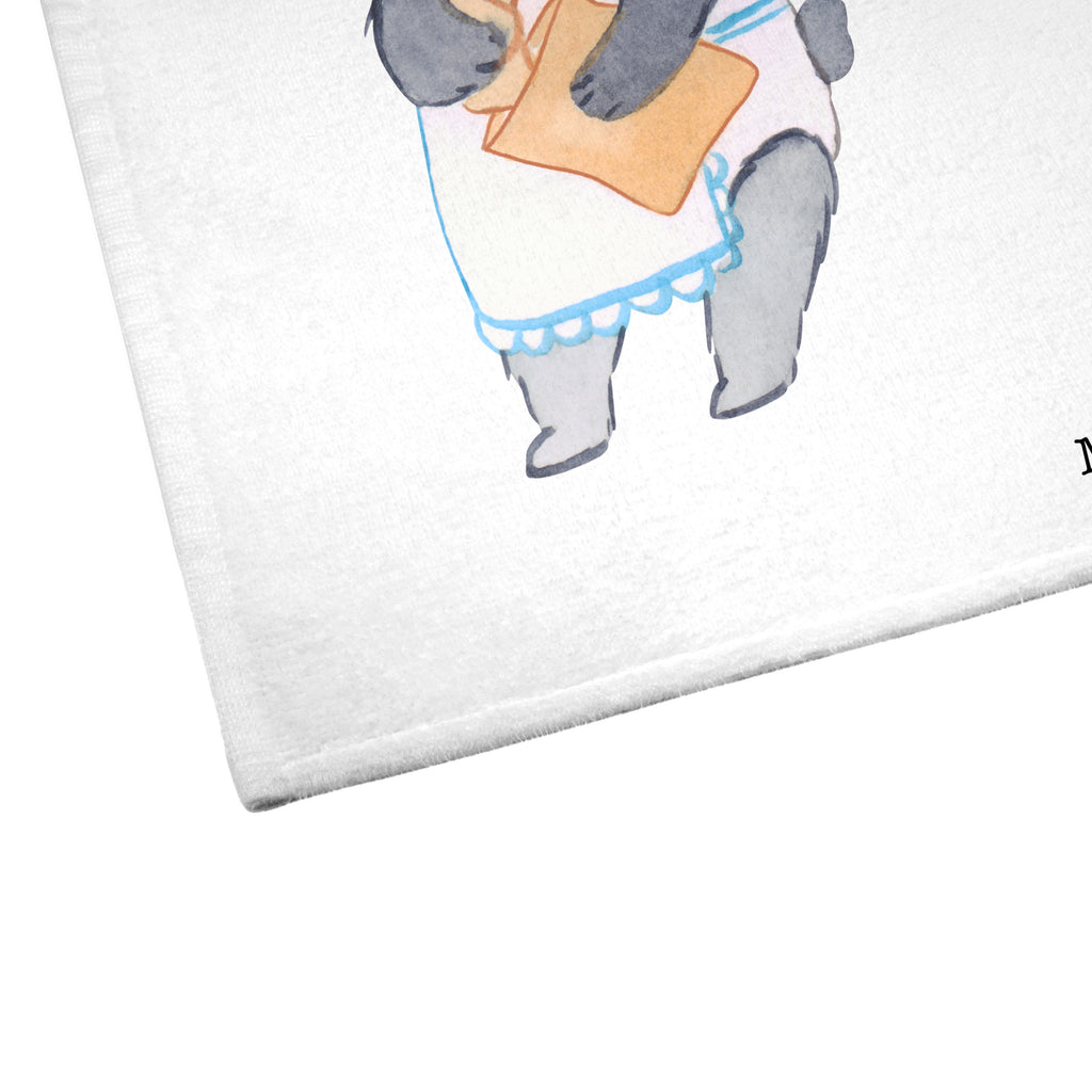 Gäste Handtuch Bäckereifachverkäuferin mit Herz Gästetuch, Reisehandtuch, Sport Handtuch, Frottier, Kinder Handtuch, Beruf, Ausbildung, Jubiläum, Abschied, Rente, Kollege, Kollegin, Geschenk, Schenken, Arbeitskollege, Mitarbeiter, Firma, Danke, Dankeschön, Bäckereifachverkäuferin, Backwarenverkäuferin, Bäckerei, Backstube, Bäckerladen, Brotmanufaktur