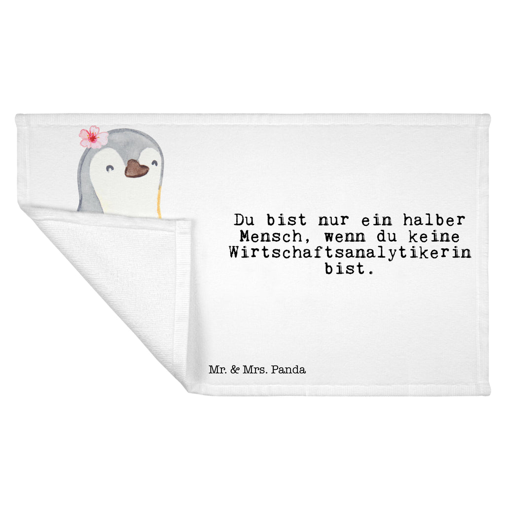 Gäste Handtuch Wirtschaftsanalytikerin mit Herz Gästetuch, Reisehandtuch, Sport Handtuch, Frottier, Kinder Handtuch, Beruf, Ausbildung, Jubiläum, Abschied, Rente, Kollege, Kollegin, Geschenk, Schenken, Arbeitskollege, Mitarbeiter, Firma, Danke, Dankeschön