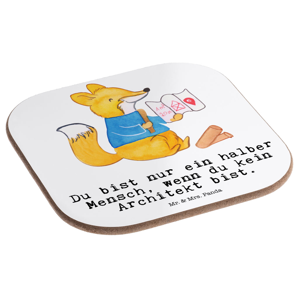 Quadratische Untersetzer Architekt mit Herz Bierdeckel, Glasuntersetzer, Untersetzer Gläser, Getränkeuntersetzer, Beruf, Ausbildung, Jubiläum, Abschied, Rente, Kollege, Kollegin, Geschenk, Schenken, Arbeitskollege, Mitarbeiter, Firma, Danke, Dankeschön, Architekt, Innenarchitekt, Architekturbüro, Bauarbeiter