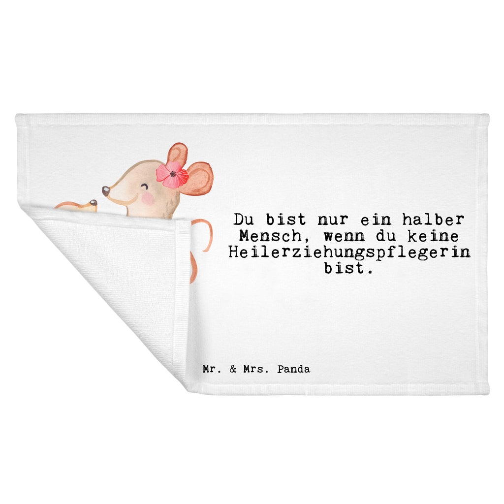 Gäste Handtuch Heilerziehungspflegerin mit Herz Gästetuch, Reisehandtuch, Sport Handtuch, Frottier, Kinder Handtuch, Beruf, Ausbildung, Jubiläum, Abschied, Rente, Kollege, Kollegin, Geschenk, Schenken, Arbeitskollege, Mitarbeiter, Firma, Danke, Dankeschön, Heilerziehungspflegerin, Heilpädagogin