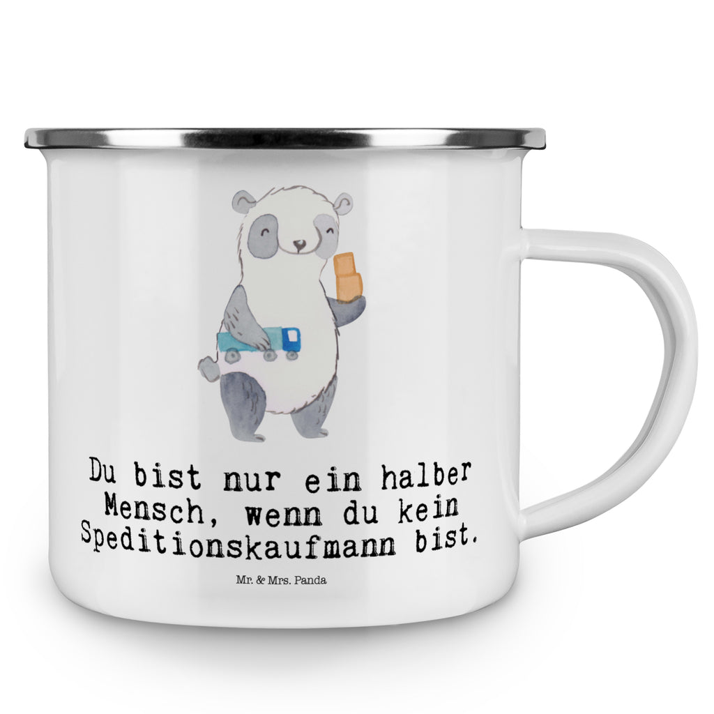 Camping Emaille Tasse Speditionskaufmann mit Herz Campingtasse, Trinkbecher, Metalltasse, Outdoor Tasse, Emaille Trinkbecher, Blechtasse Outdoor, Emaille Campingbecher, Edelstahl Trinkbecher, Metalltasse für Camping, Kaffee Blechtasse, Camping Tasse Metall, Beruf, Ausbildung, Jubiläum, Abschied, Rente, Kollege, Kollegin, Geschenk, Schenken, Arbeitskollege, Mitarbeiter, Firma, Danke, Dankeschön