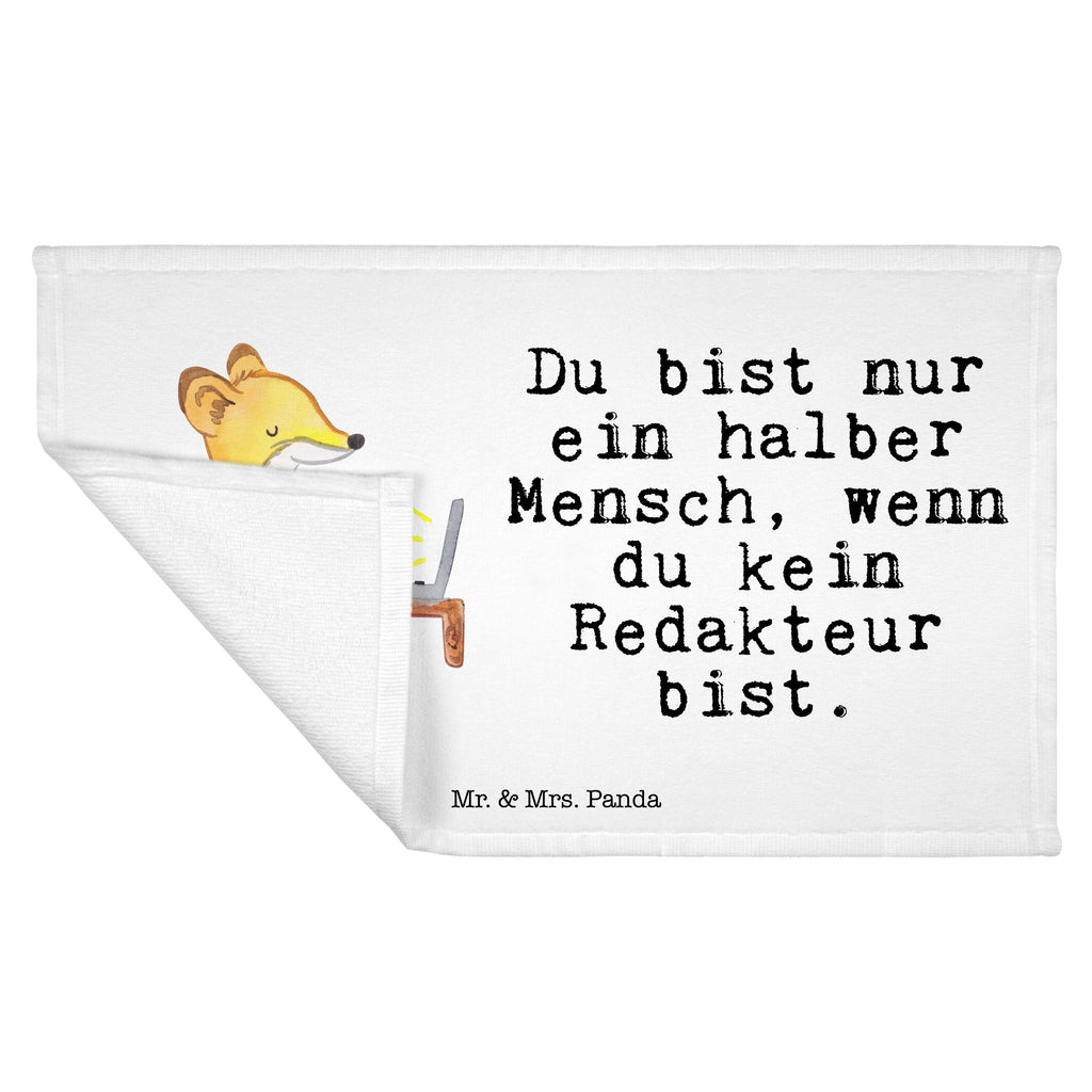 Gäste Handtuch Redakteur mit Herz Gästetuch, Reisehandtuch, Sport Handtuch, Frottier, Kinder Handtuch, Beruf, Ausbildung, Jubiläum, Abschied, Rente, Kollege, Kollegin, Geschenk, Schenken, Arbeitskollege, Mitarbeiter, Firma, Danke, Dankeschön, Online, Redakteur, Referent, Journalist