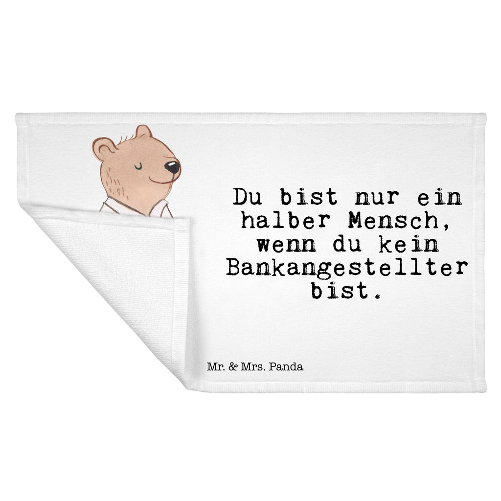 Gäste Handtuch Bankangestellter mit Herz Gästetuch, Reisehandtuch, Sport Handtuch, Frottier, Kinder Handtuch, Beruf, Ausbildung, Jubiläum, Abschied, Rente, Kollege, Kollegin, Geschenk, Schenken, Arbeitskollege, Mitarbeiter, Firma, Danke, Dankeschön, Bankangestellter, Bankfachmann, Bänker, Bankberater