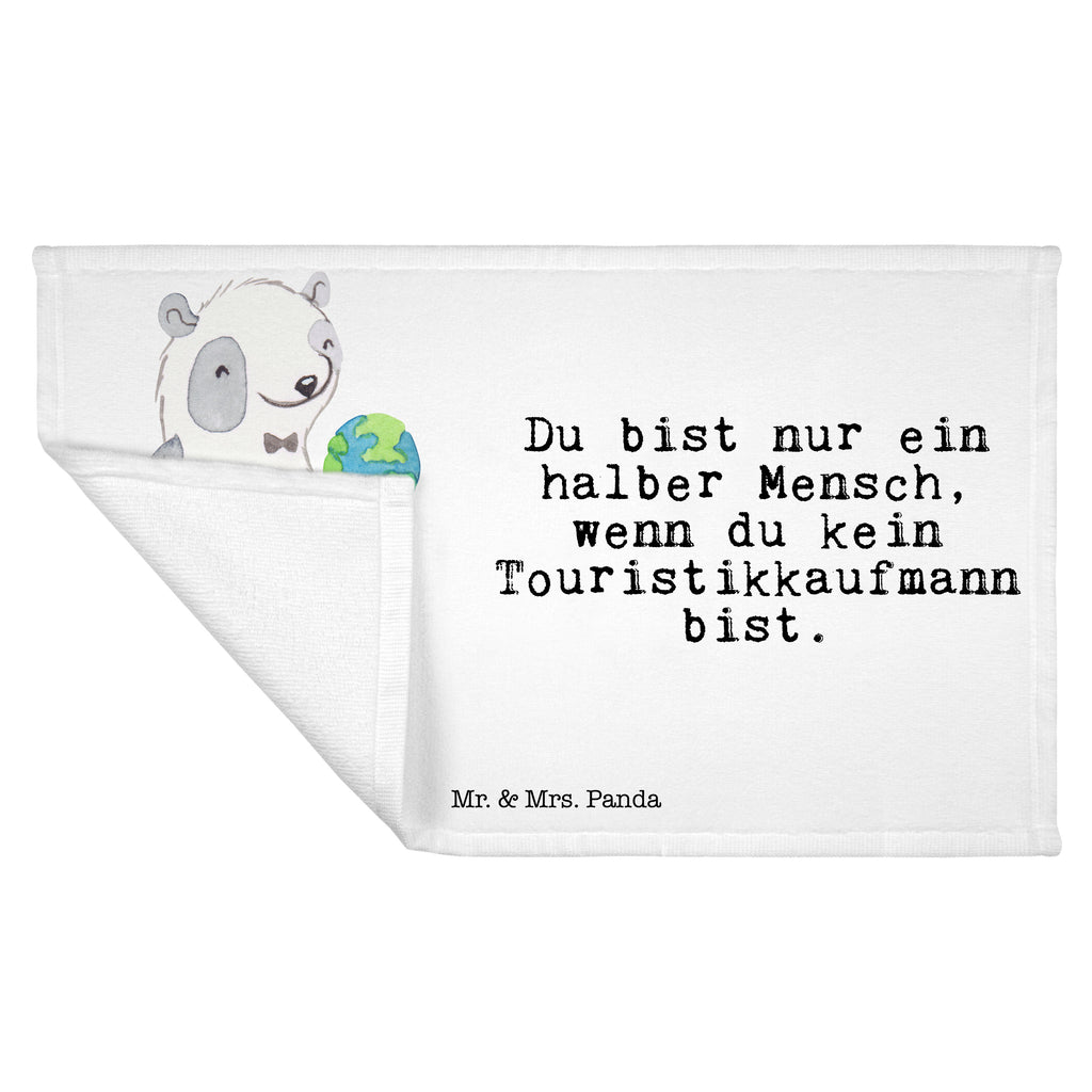 Gäste Handtuch Touristikkaufmann mit Herz Gästetuch, Reisehandtuch, Sport Handtuch, Frottier, Kinder Handtuch, Beruf, Ausbildung, Jubiläum, Abschied, Rente, Kollege, Kollegin, Geschenk, Schenken, Arbeitskollege, Mitarbeiter, Firma, Danke, Dankeschön