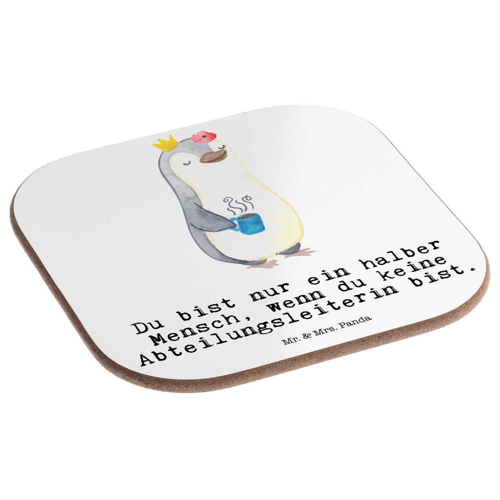 Quadratische Untersetzer Abteilungsleiterin mit Herz Bierdeckel, Glasuntersetzer, Untersetzer Gläser, Getränkeuntersetzer, Beruf, Ausbildung, Jubiläum, Abschied, Rente, Kollege, Kollegin, Geschenk, Schenken, Arbeitskollege, Mitarbeiter, Firma, Danke, Dankeschön, Abteilungsleiterin, Teamleiterin, Führungskraft