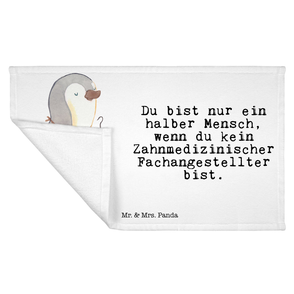 Gäste Handtuch Zahnmedizinischer Fachangestellter mit Herz Gästetuch, Reisehandtuch, Sport Handtuch, Frottier, Kinder Handtuch, Beruf, Ausbildung, Jubiläum, Abschied, Rente, Kollege, Kollegin, Geschenk, Schenken, Arbeitskollege, Mitarbeiter, Firma, Danke, Dankeschön