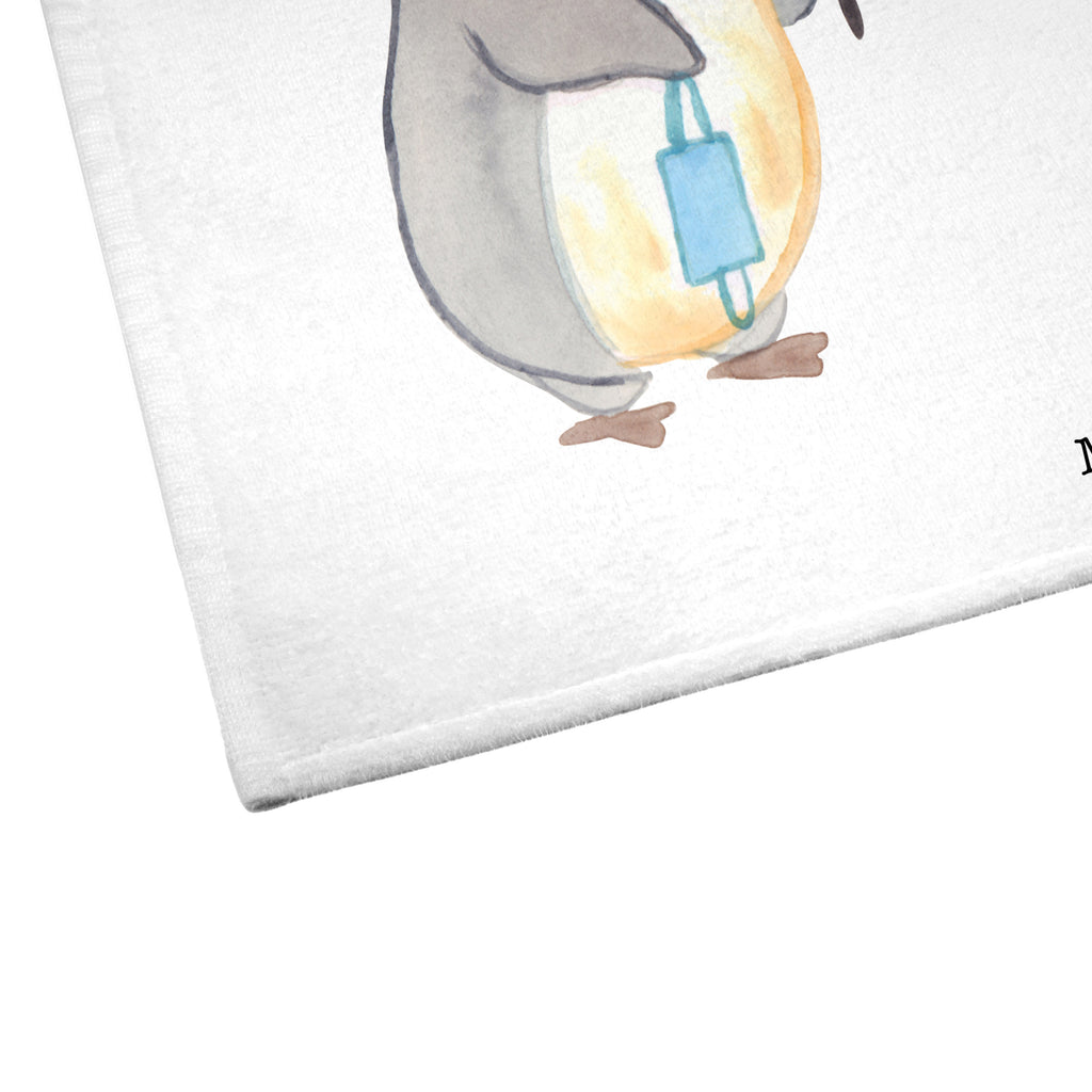 Gäste Handtuch Zahnmedizinischer Fachangestellter mit Herz Gästetuch, Reisehandtuch, Sport Handtuch, Frottier, Kinder Handtuch, Beruf, Ausbildung, Jubiläum, Abschied, Rente, Kollege, Kollegin, Geschenk, Schenken, Arbeitskollege, Mitarbeiter, Firma, Danke, Dankeschön