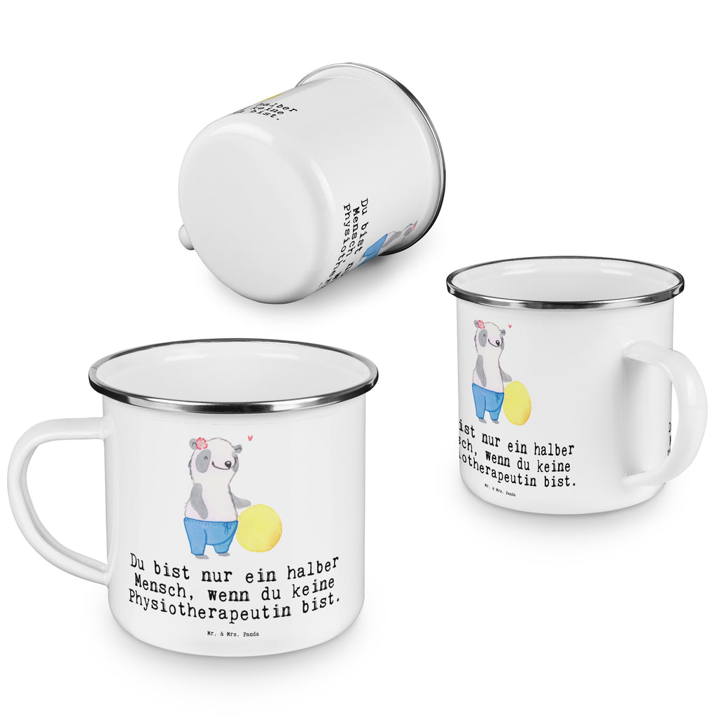 Camping Emaille Tasse Physiotherapeutin mit Herz Campingtasse, Trinkbecher, Metalltasse, Outdoor Tasse, Emaille Trinkbecher, Blechtasse Outdoor, Emaille Campingbecher, Edelstahl Trinkbecher, Metalltasse für Camping, Kaffee Blechtasse, Camping Tasse Metall, Beruf, Ausbildung, Jubiläum, Abschied, Rente, Kollege, Kollegin, Geschenk, Schenken, Arbeitskollege, Mitarbeiter, Firma, Danke, Dankeschön