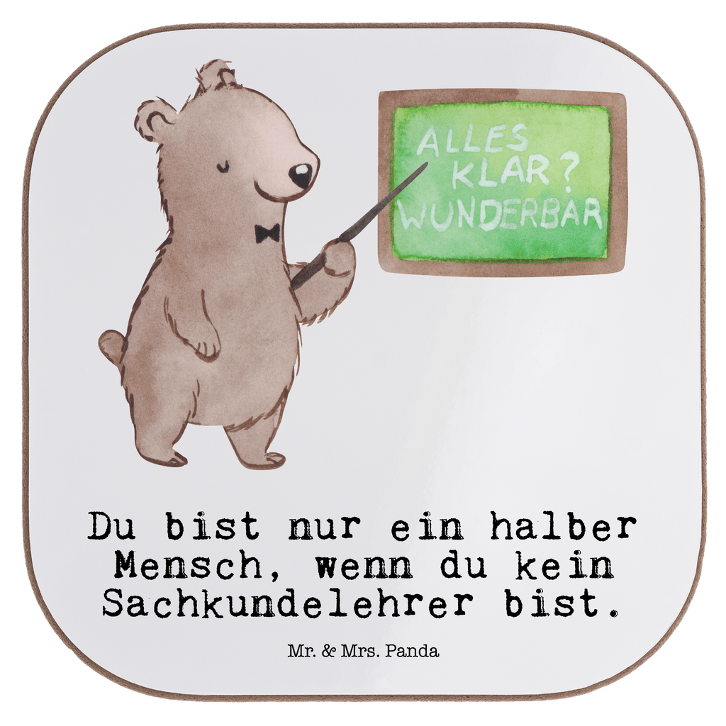 Quadratische Untersetzer Sachkundelehrer mit Herz Bierdeckel, Glasuntersetzer, Untersetzer Gläser, Getränkeuntersetzer, Beruf, Ausbildung, Jubiläum, Abschied, Rente, Kollege, Kollegin, Geschenk, Schenken, Arbeitskollege, Mitarbeiter, Firma, Danke, Dankeschön, Sachkundelehrer, Sachkundeunterricht, Schule, Grundschule