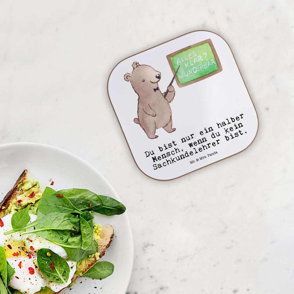 Quadratische Untersetzer Sachkundelehrer mit Herz Bierdeckel, Glasuntersetzer, Untersetzer Gläser, Getränkeuntersetzer, Beruf, Ausbildung, Jubiläum, Abschied, Rente, Kollege, Kollegin, Geschenk, Schenken, Arbeitskollege, Mitarbeiter, Firma, Danke, Dankeschön, Sachkundelehrer, Sachkundeunterricht, Schule, Grundschule