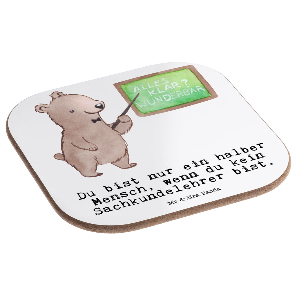 Quadratische Untersetzer Sachkundelehrer mit Herz Bierdeckel, Glasuntersetzer, Untersetzer Gläser, Getränkeuntersetzer, Beruf, Ausbildung, Jubiläum, Abschied, Rente, Kollege, Kollegin, Geschenk, Schenken, Arbeitskollege, Mitarbeiter, Firma, Danke, Dankeschön, Sachkundelehrer, Sachkundeunterricht, Schule, Grundschule