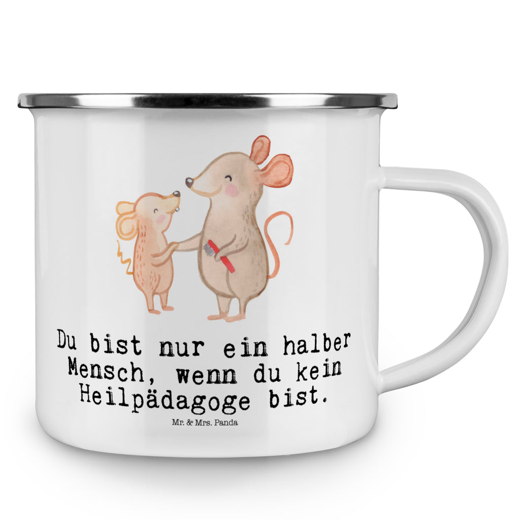 Camping Emaille Tasse Heilpädagoge mit Herz Campingtasse, Trinkbecher, Metalltasse, Outdoor Tasse, Emaille Trinkbecher, Blechtasse Outdoor, Emaille Campingbecher, Edelstahl Trinkbecher, Metalltasse für Camping, Kaffee Blechtasse, Camping Tasse Metall, Beruf, Ausbildung, Jubiläum, Abschied, Rente, Kollege, Kollegin, Geschenk, Schenken, Arbeitskollege, Mitarbeiter, Firma, Danke, Dankeschön, Heilpädagoge, Heilpädagogik, Studium