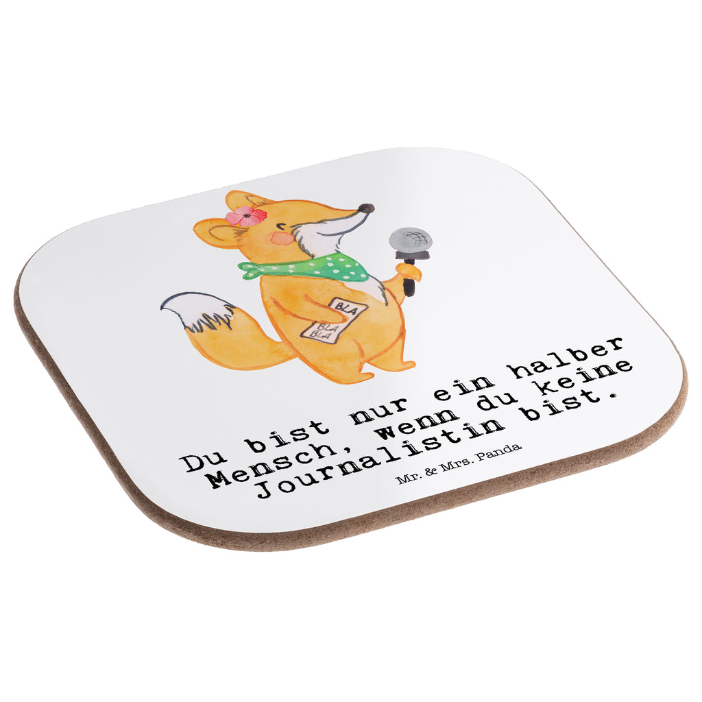 Quadratische Untersetzer Journalistin mit Herz Bierdeckel, Glasuntersetzer, Untersetzer Gläser, Getränkeuntersetzer, Beruf, Ausbildung, Jubiläum, Abschied, Rente, Kollege, Kollegin, Geschenk, Schenken, Arbeitskollege, Mitarbeiter, Firma, Danke, Dankeschön, Journalistin, Reporterin, Redakteurin, Pressebüro, Studium