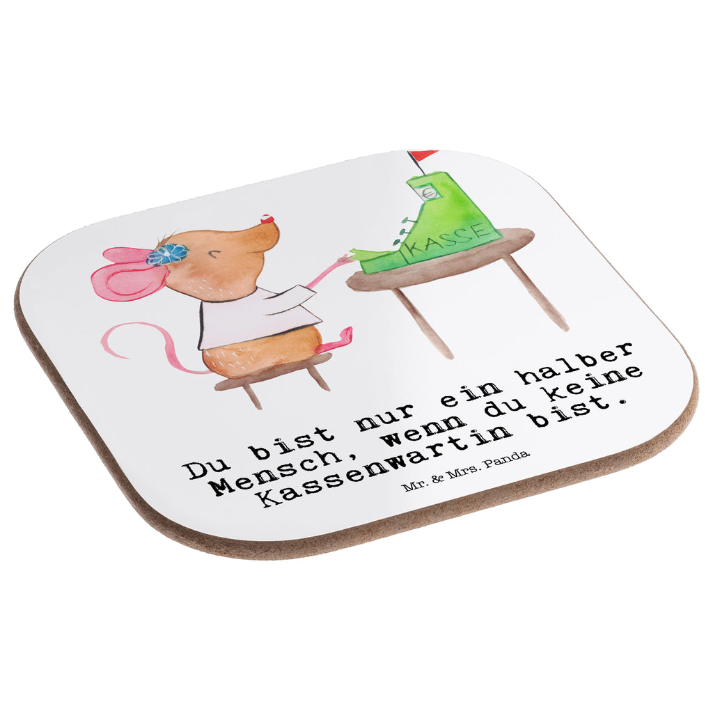 Quadratische Untersetzer Kassenwartin mit Herz Bierdeckel, Glasuntersetzer, Untersetzer Gläser, Getränkeuntersetzer, Beruf, Ausbildung, Jubiläum, Abschied, Rente, Kollege, Kollegin, Geschenk, Schenken, Arbeitskollege, Mitarbeiter, Firma, Danke, Dankeschön, Kassenwartin, Schatzmeisterin, Verein