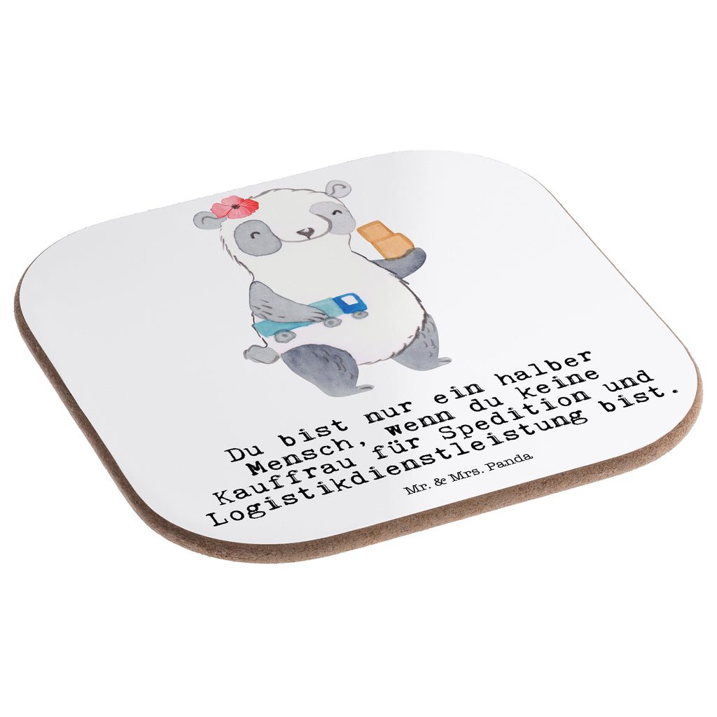 Quadratische Untersetzer Kauffrau für Spedition und Logistikdienstleistung mit Herz Bierdeckel, Glasuntersetzer, Untersetzer Gläser, Getränkeuntersetzer, Beruf, Ausbildung, Jubiläum, Abschied, Rente, Kollege, Kollegin, Geschenk, Schenken, Arbeitskollege, Mitarbeiter, Firma, Danke, Dankeschön, Abschlussprüfung, Kauffrau für Spedition und Logistikdienstleistung, Ausbildungsgeschenk, Logistikerin, Speditionsmitarbeiterin