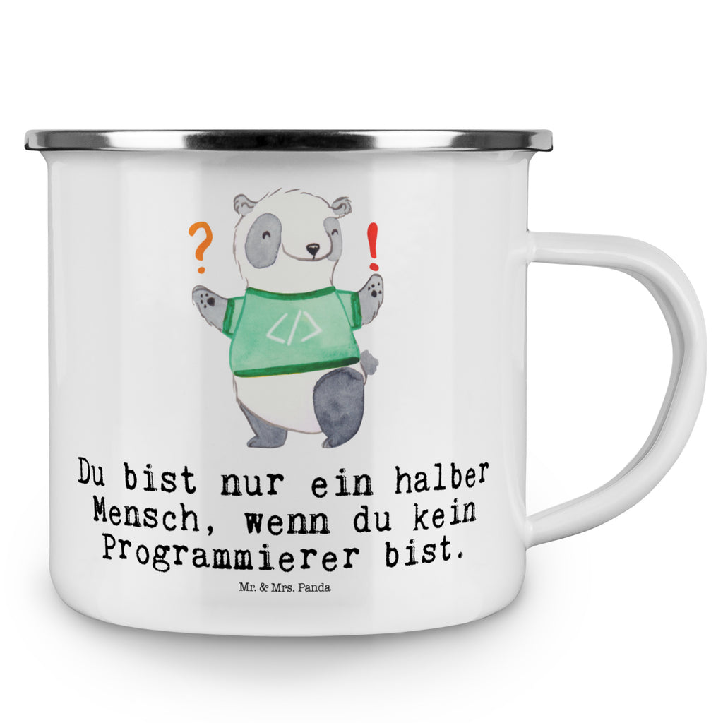 Camping Emaille Tasse Programmierer mit Herz Campingtasse, Trinkbecher, Metalltasse, Outdoor Tasse, Emaille Trinkbecher, Blechtasse Outdoor, Emaille Campingbecher, Edelstahl Trinkbecher, Metalltasse für Camping, Kaffee Blechtasse, Camping Tasse Metall, Beruf, Ausbildung, Jubiläum, Abschied, Rente, Kollege, Kollegin, Geschenk, Schenken, Arbeitskollege, Mitarbeiter, Firma, Danke, Dankeschön, Programmierer, Softwareingenieur, Softwarentwickler, Computerfreak, Datenverarbeiter, Computerfachmann, IT-Spezialist, Nerd