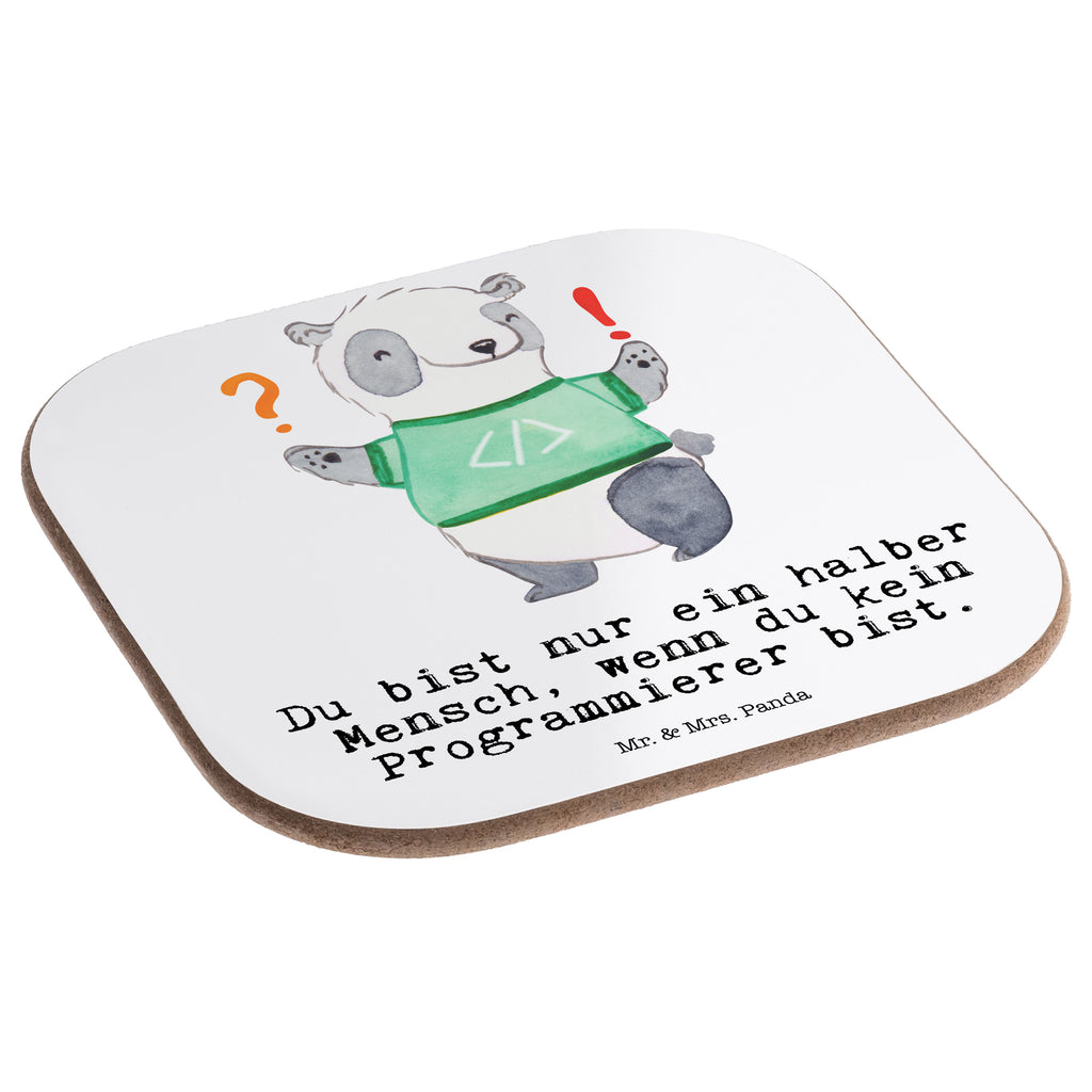 Quadratische Untersetzer Programmierer mit Herz Bierdeckel, Glasuntersetzer, Untersetzer Gläser, Getränkeuntersetzer, Beruf, Ausbildung, Jubiläum, Abschied, Rente, Kollege, Kollegin, Geschenk, Schenken, Arbeitskollege, Mitarbeiter, Firma, Danke, Dankeschön, Programmierer, Softwareingenieur, Softwarentwickler, Computerfreak, Datenverarbeiter, Computerfachmann, IT-Spezialist, Nerd