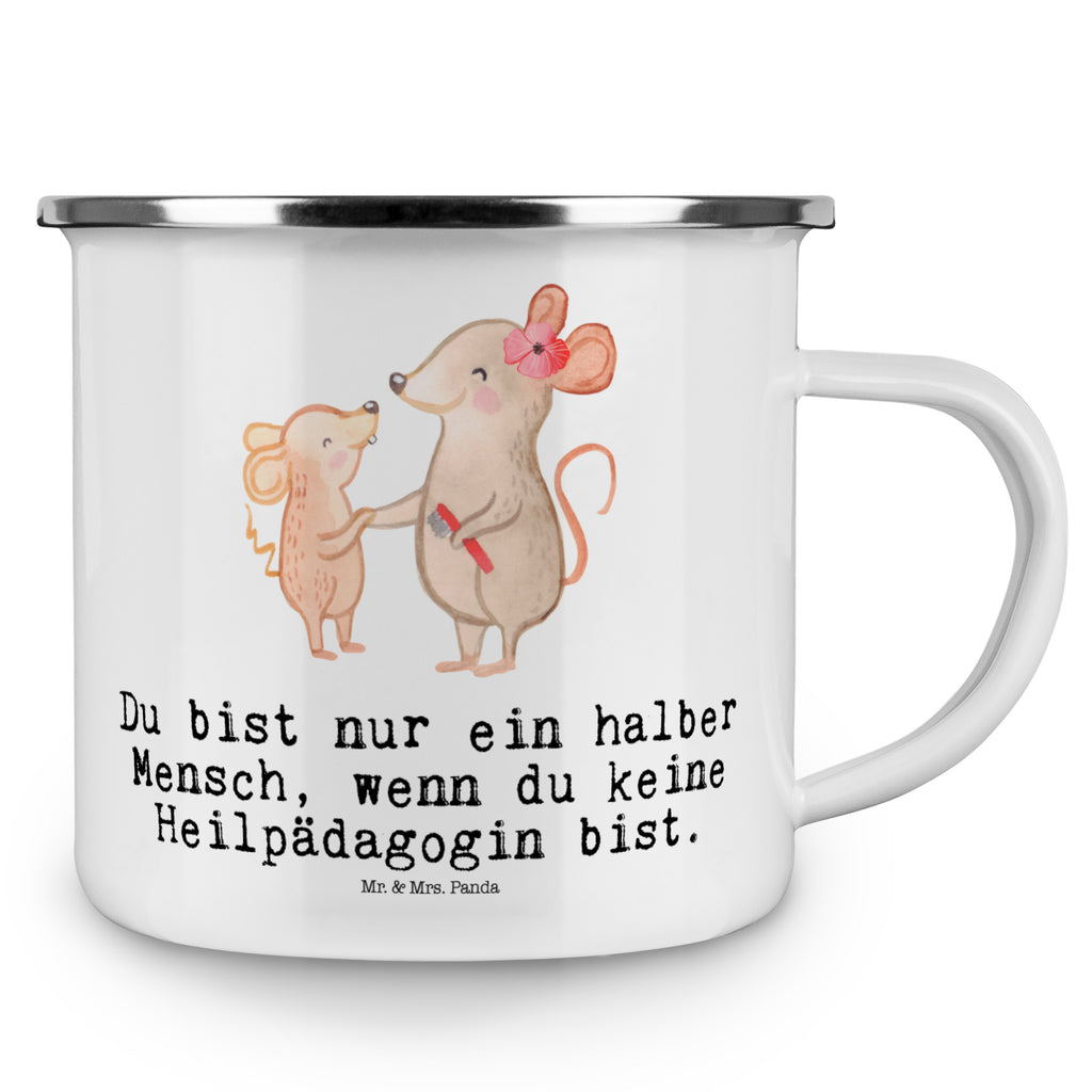 Camping Emaille Tasse Heilpädagogin mit Herz Campingtasse, Trinkbecher, Metalltasse, Outdoor Tasse, Emaille Trinkbecher, Blechtasse Outdoor, Emaille Campingbecher, Edelstahl Trinkbecher, Metalltasse für Camping, Kaffee Blechtasse, Camping Tasse Metall, Beruf, Ausbildung, Jubiläum, Abschied, Rente, Kollege, Kollegin, Geschenk, Schenken, Arbeitskollege, Mitarbeiter, Firma, Danke, Dankeschön, Heilpädagogin, Heilpädagogik, Studium