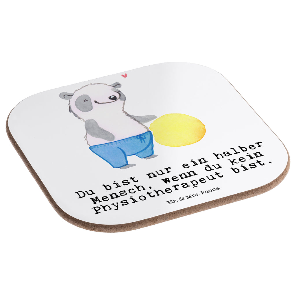Quadratische Untersetzer Physiotherapeut mit Herz Bierdeckel, Glasuntersetzer, Untersetzer Gläser, Getränkeuntersetzer, Beruf, Ausbildung, Jubiläum, Abschied, Rente, Kollege, Kollegin, Geschenk, Schenken, Arbeitskollege, Mitarbeiter, Firma, Danke, Dankeschön