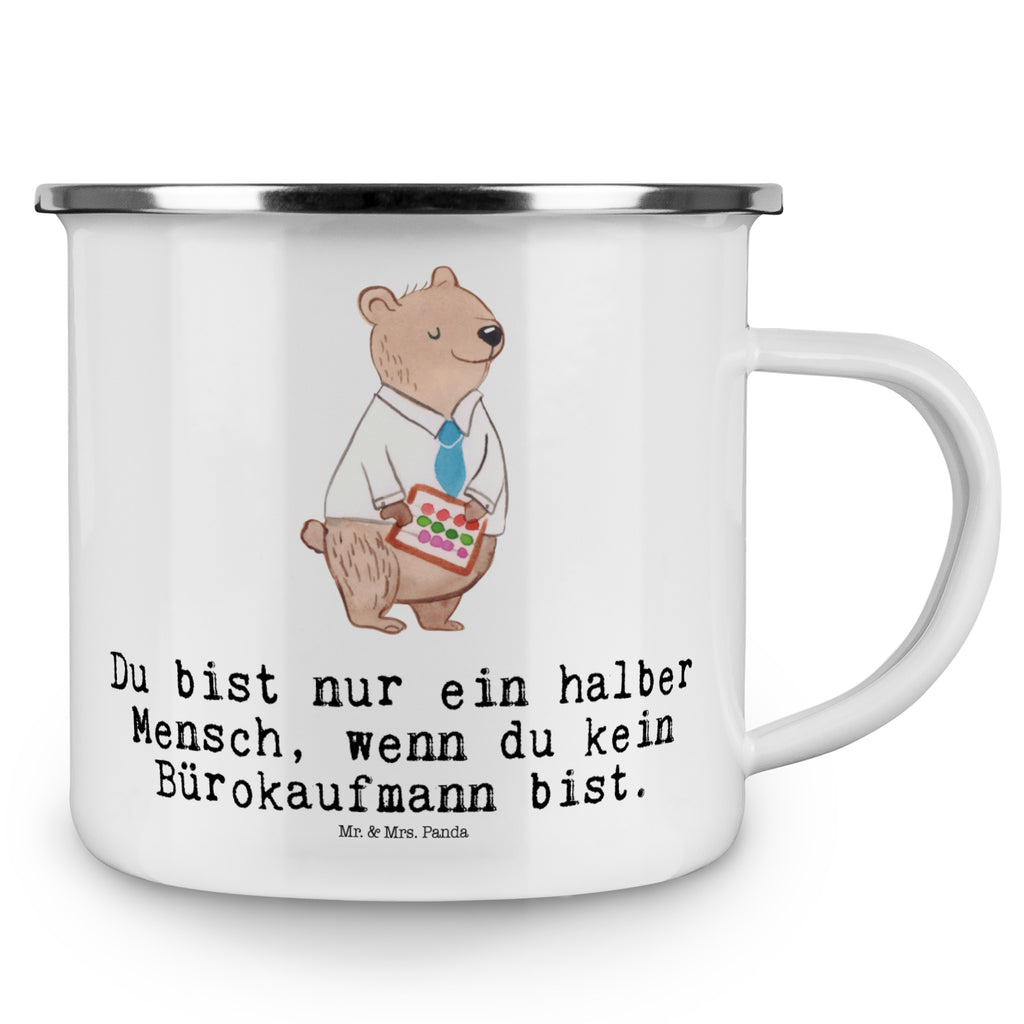 Camping Emaille Tasse Bürokaufmann mit Herz Campingtasse, Trinkbecher, Metalltasse, Outdoor Tasse, Emaille Trinkbecher, Blechtasse Outdoor, Emaille Campingbecher, Edelstahl Trinkbecher, Metalltasse für Camping, Kaffee Blechtasse, Camping Tasse Metall, Beruf, Ausbildung, Jubiläum, Abschied, Rente, Kollege, Kollegin, Geschenk, Schenken, Arbeitskollege, Mitarbeiter, Firma, Danke, Dankeschön, Bürokaufmann, Kaufmann für Büromanagement