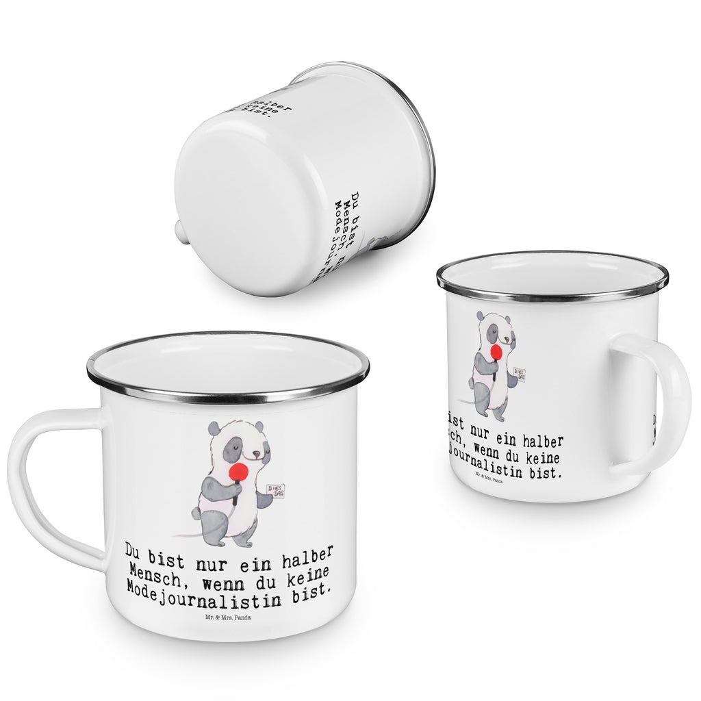 Camping Emaille Tasse Modejournalistin mit Herz Campingtasse, Trinkbecher, Metalltasse, Outdoor Tasse, Emaille Trinkbecher, Blechtasse Outdoor, Emaille Campingbecher, Edelstahl Trinkbecher, Metalltasse für Camping, Kaffee Blechtasse, Camping Tasse Metall, Beruf, Ausbildung, Jubiläum, Abschied, Rente, Kollege, Kollegin, Geschenk, Schenken, Arbeitskollege, Mitarbeiter, Firma, Danke, Dankeschön, Modejournalistin, Journalistin, Reporterin, Redakteurin, Pressebüro, Studium