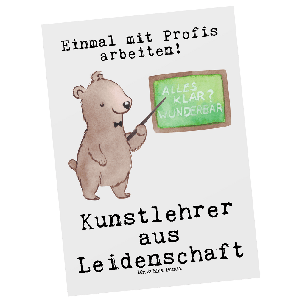Postkarte Kunstlehrer aus Leidenschaft Geschenkkarte, Grußkarte, Karte, Einladung, Ansichtskarte, Geburtstagskarte, Einladungskarte, Beruf, Ausbildung, Jubiläum, Abschied, Rente, Kollege, Kollegin, Geschenk, Schenken, Arbeitskollege, Mitarbeiter, Firma, Danke, Dankeschön, Kunstlehrer, Kunstunterricht, Kunstschule