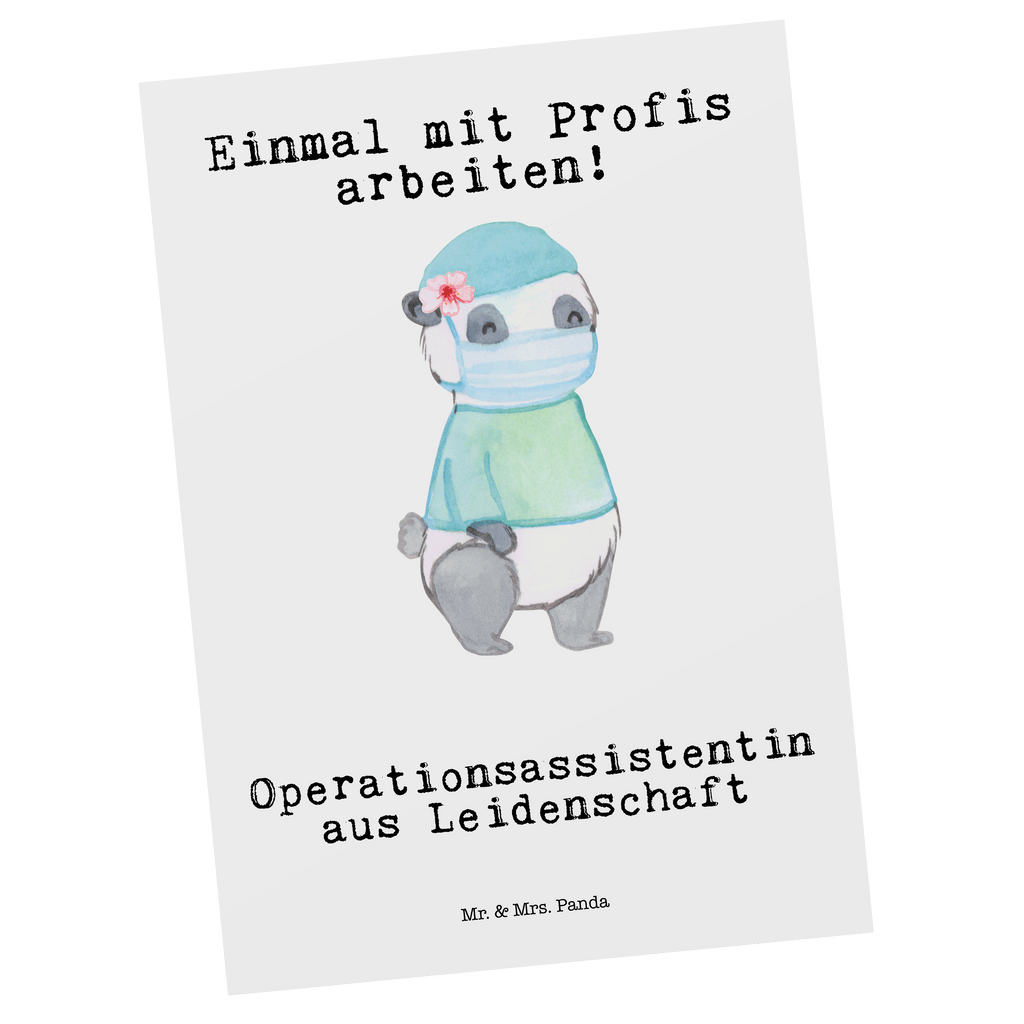 Postkarte Operationsassistentin aus Leidenschaft Geschenkkarte, Grußkarte, Karte, Einladung, Ansichtskarte, Geburtstagskarte, Einladungskarte, Beruf, Ausbildung, Jubiläum, Abschied, Rente, Kollege, Kollegin, Geschenk, Schenken, Arbeitskollege, Mitarbeiter, Firma, Danke, Dankeschön, Operationsassistentin, Operationstechnische Assistentin, OTA, OP Assistentin, Operationsassistenz