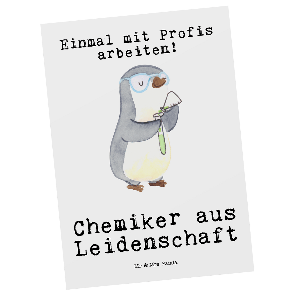 Postkarte Chemiker aus Leidenschaft Geschenkkarte, Grußkarte, Karte, Einladung, Ansichtskarte, Geburtstagskarte, Einladungskarte, Dankeskarte, Beruf, Ausbildung, Jubiläum, Abschied, Rente, Kollege, Kollegin, Geschenk, Schenken, Arbeitskollege, Mitarbeiter, Firma, Danke, Dankeschön, Chemiker, Chemielaborant, Naturwissenschaftler, Labor, Studium, Forschung, Wissenschaftler