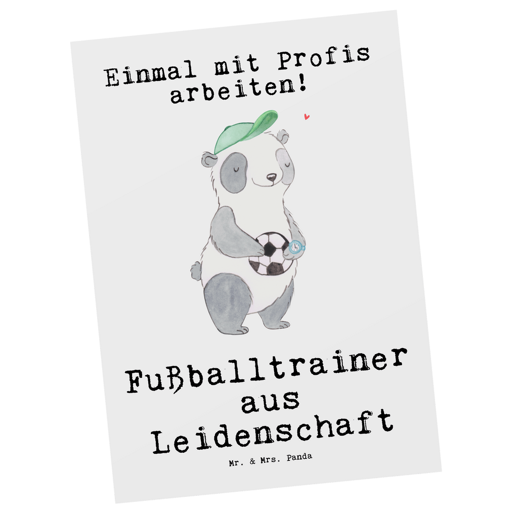 Postkarte Fußballtrainer aus Leidenschaft Geschenkkarte, Grußkarte, Karte, Einladung, Ansichtskarte, Geburtstagskarte, Einladungskarte, Dankeskarte, Beruf, Ausbildung, Jubiläum, Abschied, Rente, Kollege, Kollegin, Geschenk, Schenken, Arbeitskollege, Mitarbeiter, Firma, Danke, Dankeschön, Fußballtrainer, Fußballspiel, Glücksbringer, Verein Fußball